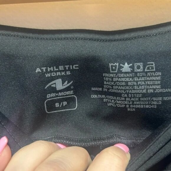 ATHLETIC WORKS size small cargo black pants with lots of pockets - Picture 2 of 8